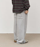 (W) Hole Wide Sweatpants