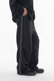 Drain tweed track pants