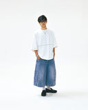 [AG] Upside Down Denim Half Pants