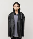 Dustin Leather Blazer