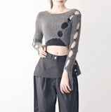 Smith's Unbalanced Slit Knit