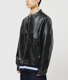 El Collarless Leather Jacket