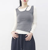 Bento Layered Bustier T-Shirt
