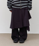 (W) Twin Checked Skirt