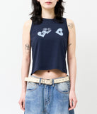 (W) Crack Heart Sleeveless