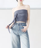 Modi cut wide denim pants