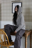 Fine nylon cargo pants