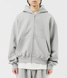 Jeff Cropped Zip Hoodie