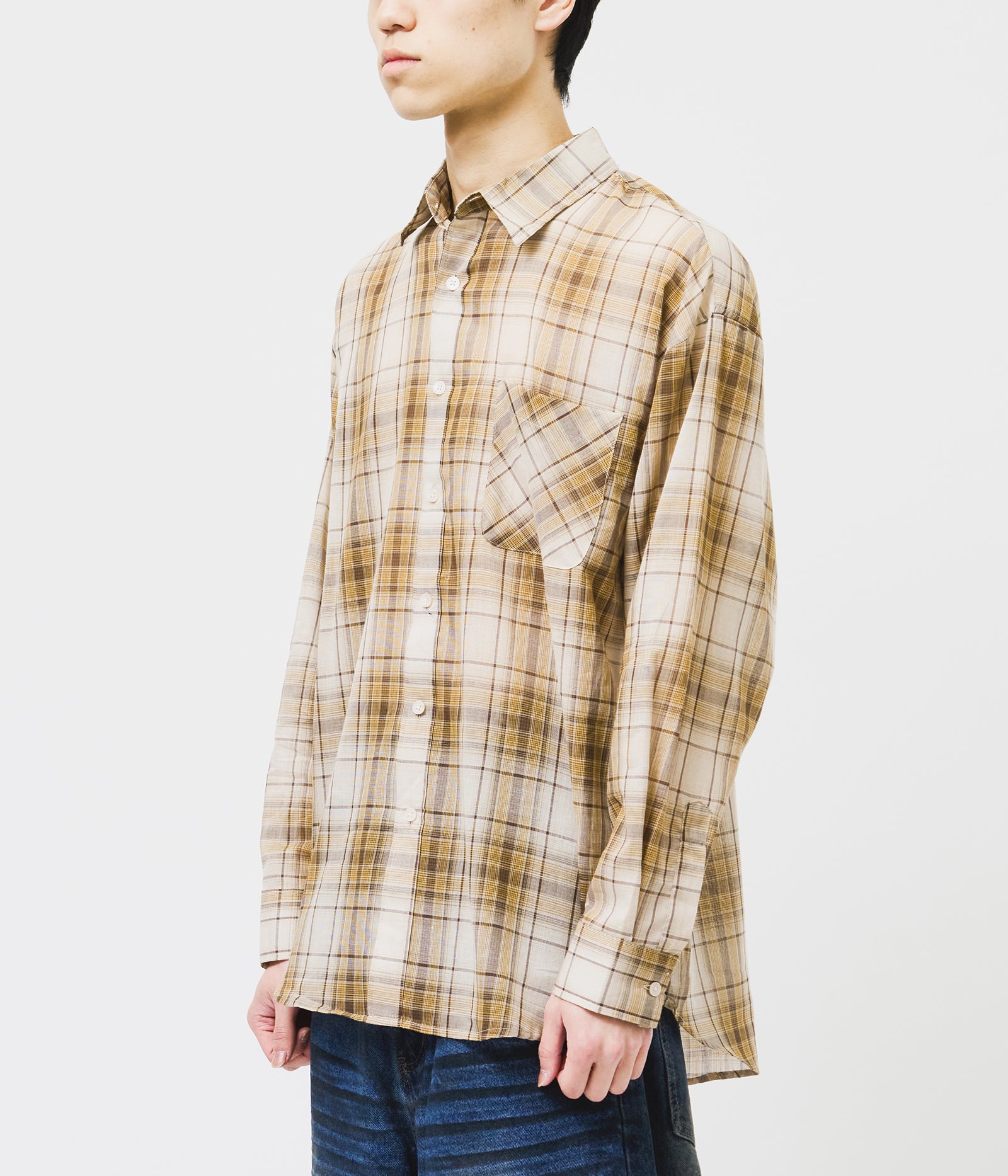 【HI FI FNK】Rick Checked Shirt HI FI FNK(ハイファイファンク) - リックチェックシャツ / Rick