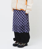 (W) Broad Check Skirt