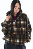 Molly check fleece anorak