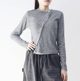 Use Unbalanced Layered Cardigan