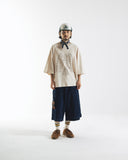 【ANGLAN x HEKA】Wood Bone Half Tee