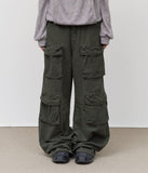 (W) Yoke Pigment Pocket Pants