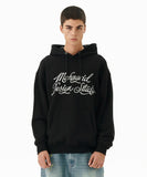 LETTER INK LOGO HOODIE