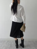 Mio Fringe Banding Skirt