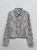 Seersucker Stripe Slim Fit Shirt