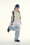 Ash house wide denim pants