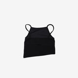 Lucky Back Slit Unbalanced Sleeveless