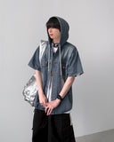 Karma Hood Denim Shirt