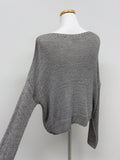 Toto Boat Neck Loose Fit Knit