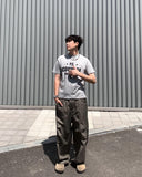 Back Printing Nylon Banding Pants