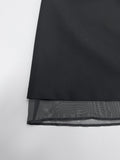 Chiffon Layered Mini Skirt