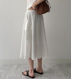 [Setup Available] Denma Cargo Banding Flare Skirt