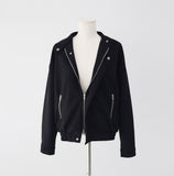 Nella Suede Zip-Up Jacket