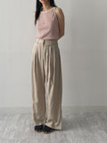 Dog Stripe Boat Neck Sleeveless