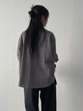 Autumn Tartan Check Overfit Shirt