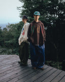 Patched Double Knee Cotton Pants