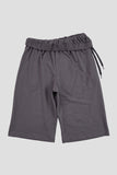 Folding waist bermuda pants
