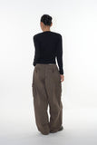 Tape dyeing cargo pants