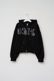 Hash Checked Zip Hoodie