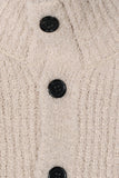 Boucle Highneck Cardigan