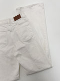 Center Crease Semi Bootcut Denim Pants