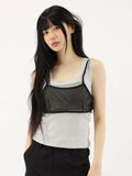 Needs Layered Mesh Bra Top