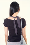 Ciel eyelet halter crop t-shirt