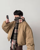 Azir Wool Check Muffler