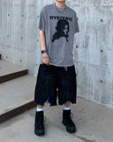 Vintage Dirty Oil Bermuda Denim