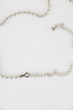 Silver ball bead belt