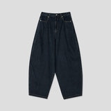 Post Striped Wide Denim