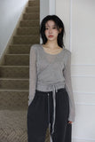 Mute Layered Wrap Tee