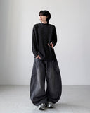 Groove Half Neck Long Sleeve