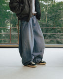 Western Balloon Denim Pants