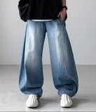 Iron Pintuck Balloon Denim