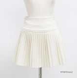 Whipping Pleated Skirt