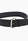 Bold leather belt