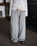 Fold cord corduroy pants
